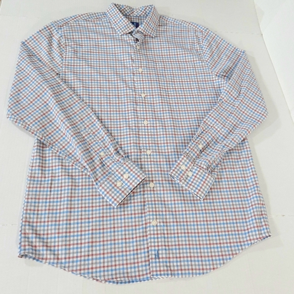 Johnnie-O Shelby Prep-formance Plaid Long Sleeve Shirt - Picture 2 of 7